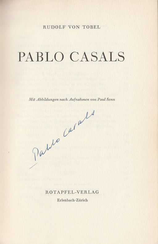 Pablo Casals - Oskola Antikvárium