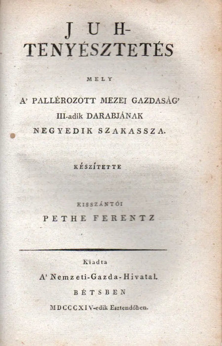 Pallérozott mezei gazdaság III. darab - Oskola Antikvárium