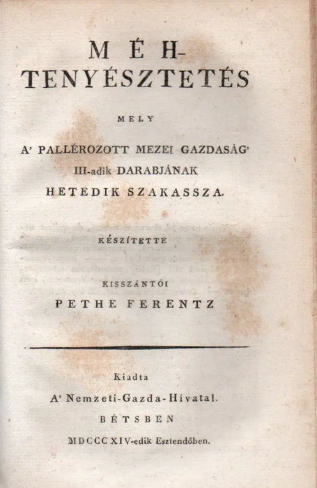 Pallérozott mezei gazdaság III. darab - Oskola Antikvárium