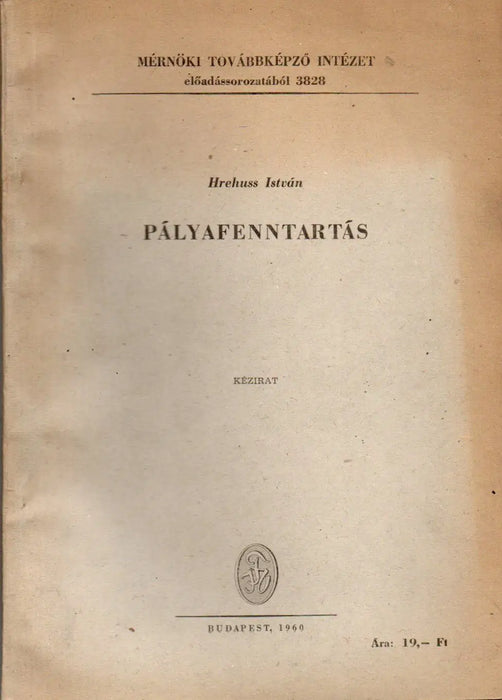 Pályafenntartás - Oskola Antikvárium