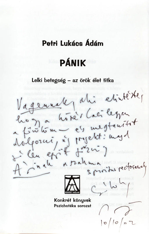 Pánik - Oskola Antikvárium