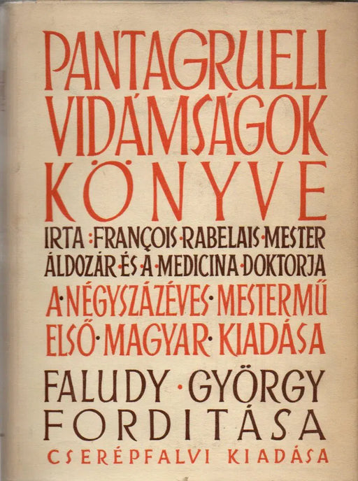 Pantagruel - Oskola Antikvárium