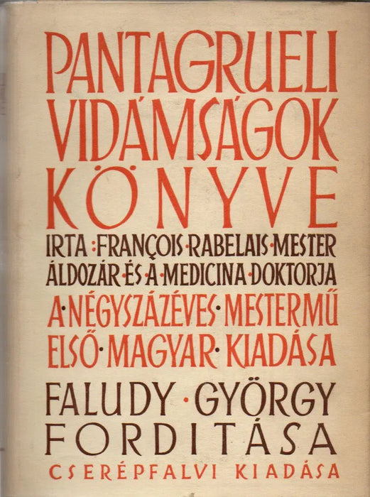 Pantagruel - Oskola Antikvárium