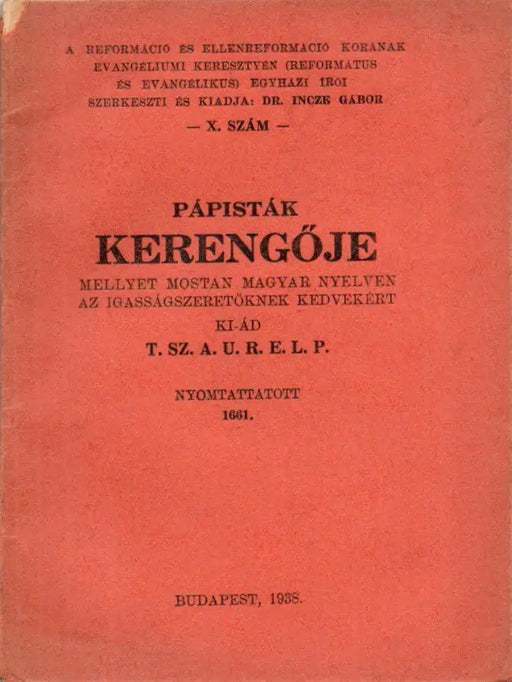 Pápisták kerengője - Oskola Antikvárium