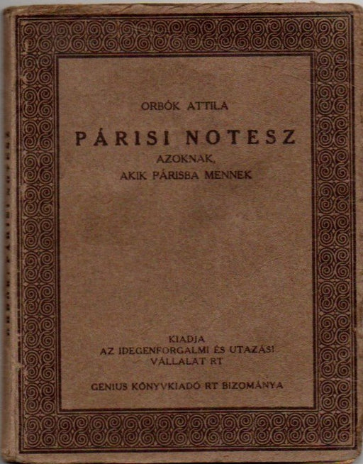 Párisi notesz - Oskola Antikvárium
