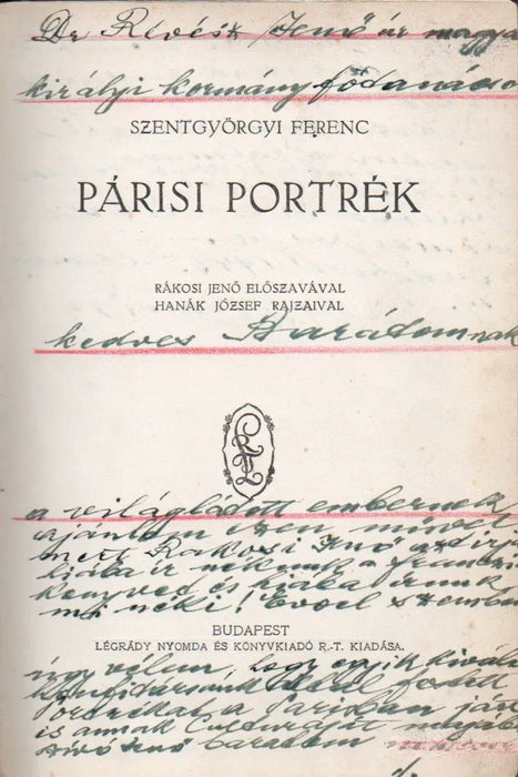 Párisi portrék - Oskola Antikvárium