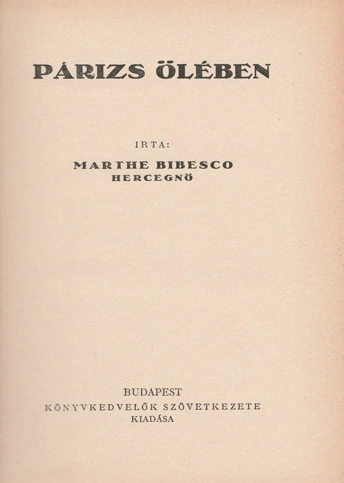 Párizs ölében - Oskola Antikvárium
