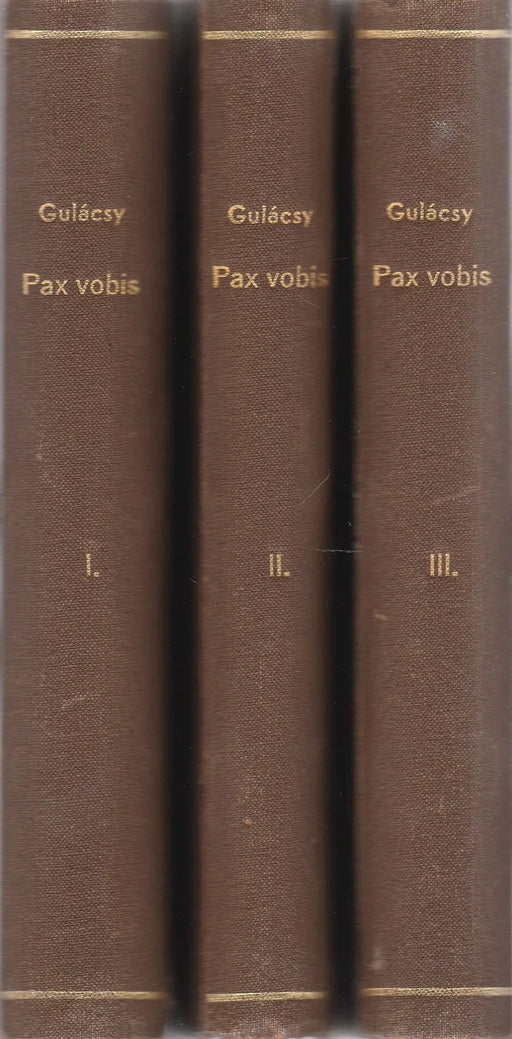 Pax Vobis I - III. - Oskola Antikvárium