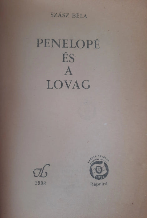 Penelopé és a lovag - Oskola Antikvárium
