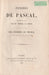 Pensées de Pascal - Pensées de Nicole - Oskola Antikvárium