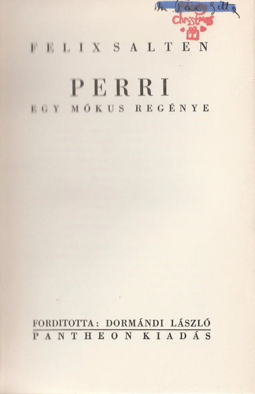Perri - Oskola Antikvárium