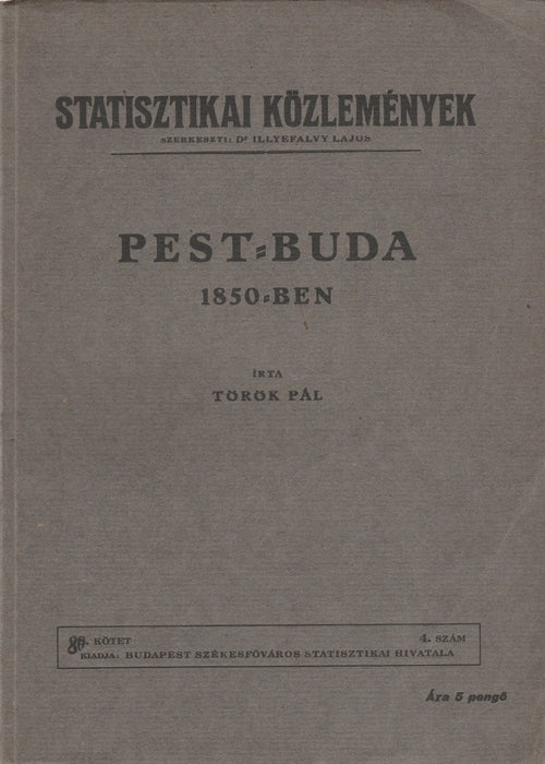 Pest - Buda 1850 - ben - Oskola Antikvárium