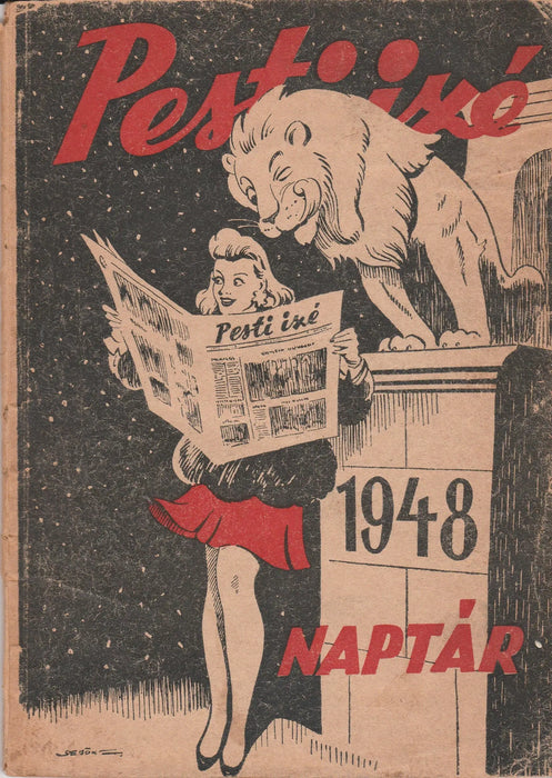 Pesti izé - Naptár - 1948 - Oskola Antikvárium