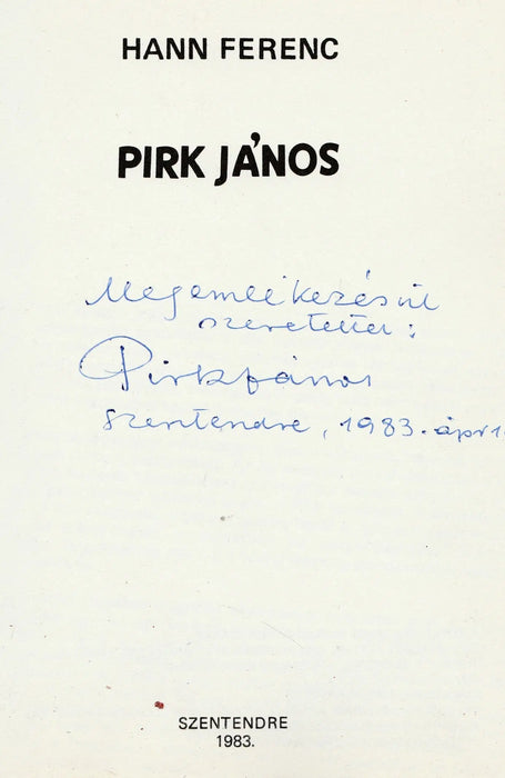 Pirk János - Oskola Antikvárium