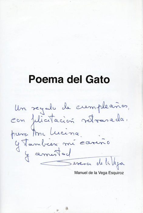 Poema del Gato - Oskola Antikvárium