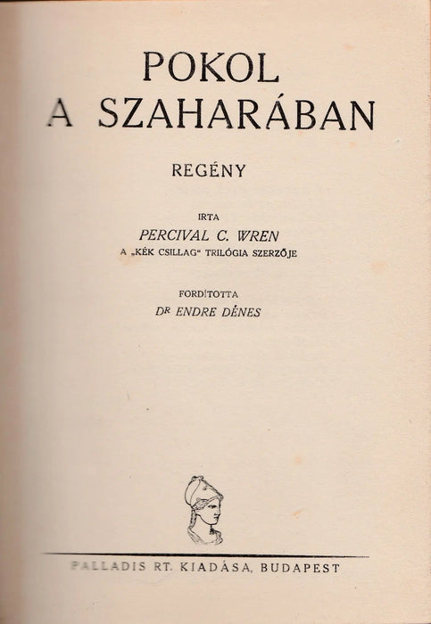 Pokol a Szaharában - Oskola Antikvárium