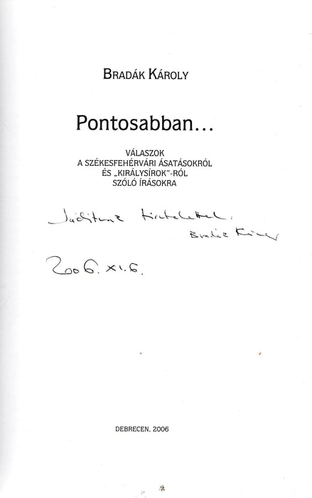 Pontosabban... - Oskola Antikvárium