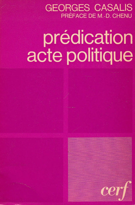 Prédication Acte Politique - Oskola Antikvárium