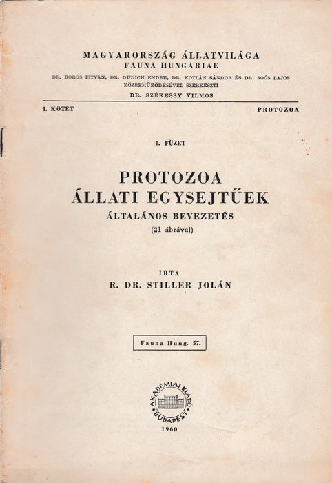 Protozoa állati egysejtűek - Oskola Antikvárium
