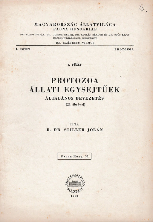Protozoa állati egysejtűek - Oskola Antikvárium
