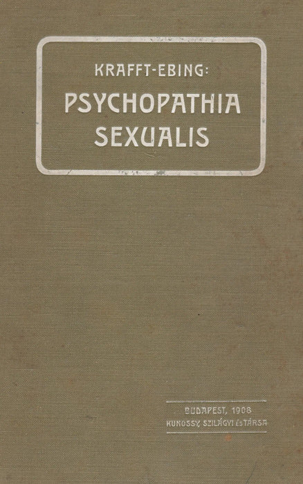Psychopathia sexualis - Oskola Antikvárium