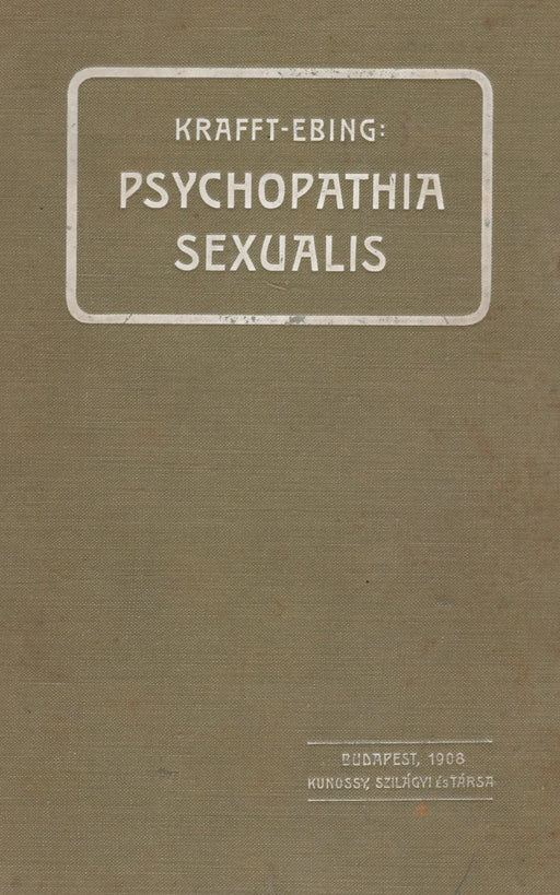 Psychopathia sexualis - Oskola Antikvárium