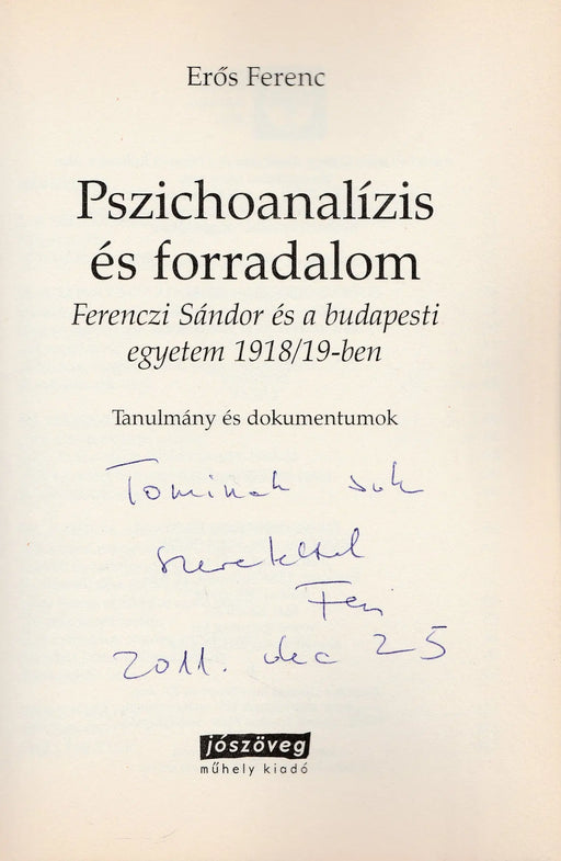 Pszichoanalízis és forradalom - Oskola Antikvárium
