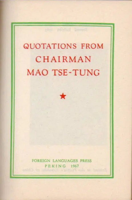 Quotations from Chairman Mao Tse - Tung - Oskola Antikvárium