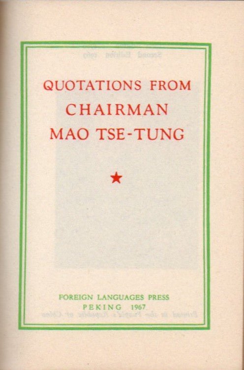 Quotations from Chairman Mao Tse - Tung - Oskola Antikvárium