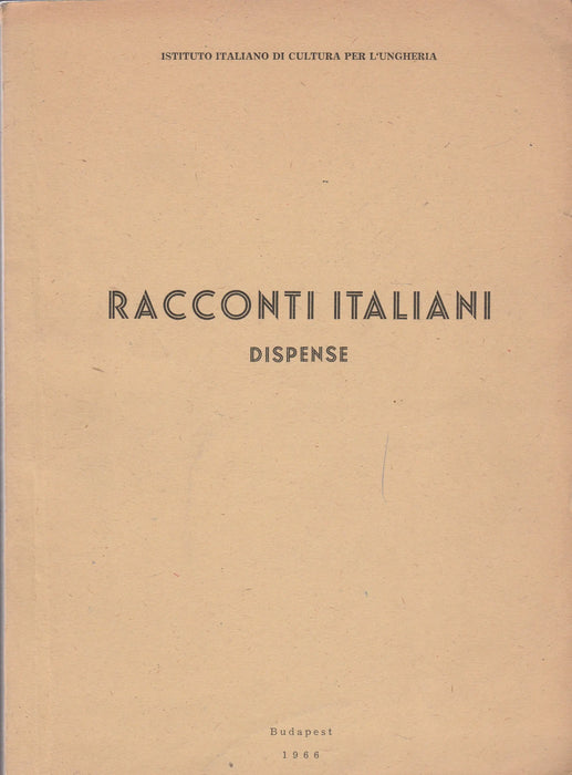 Racconti Italiani - Oskola Antikvárium