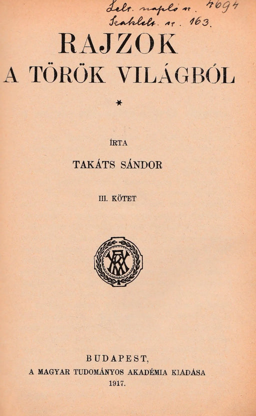 Rajzok a török világból III. - Oskola Antikvárium