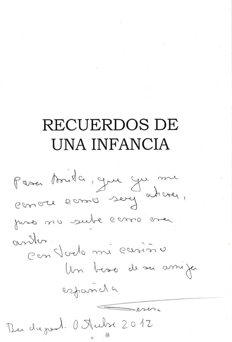 Recuerdos de una Infancia - Oskola Antikvárium