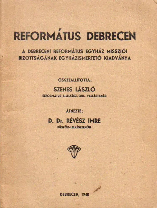 Református Debrecen - Oskola Antikvárium