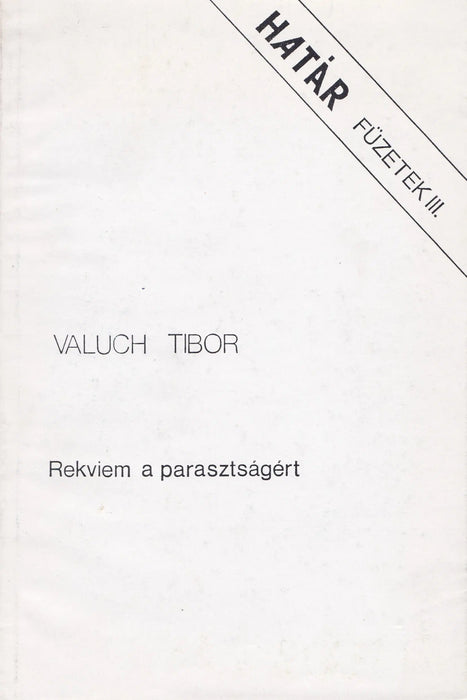 Rekviem a parasztságért - Oskola Antikvárium