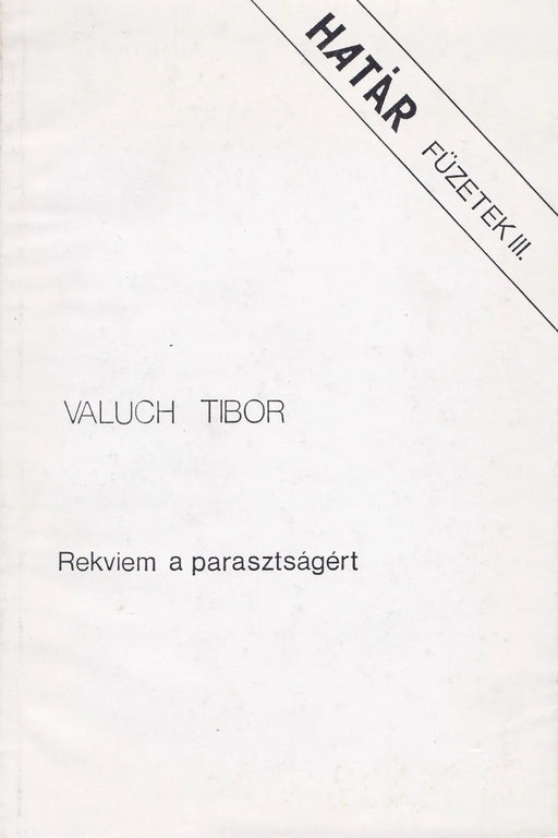 Rekviem a parasztságért - Oskola Antikvárium