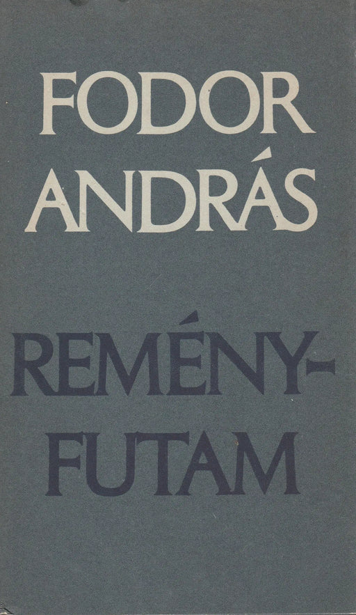 Reményfutam - Oskola Antikvárium