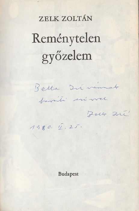 Reménytelen győzelem - Oskola Antikvárium