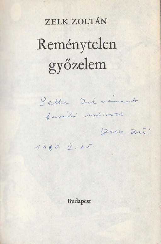 Reménytelen győzelem - Oskola Antikvárium