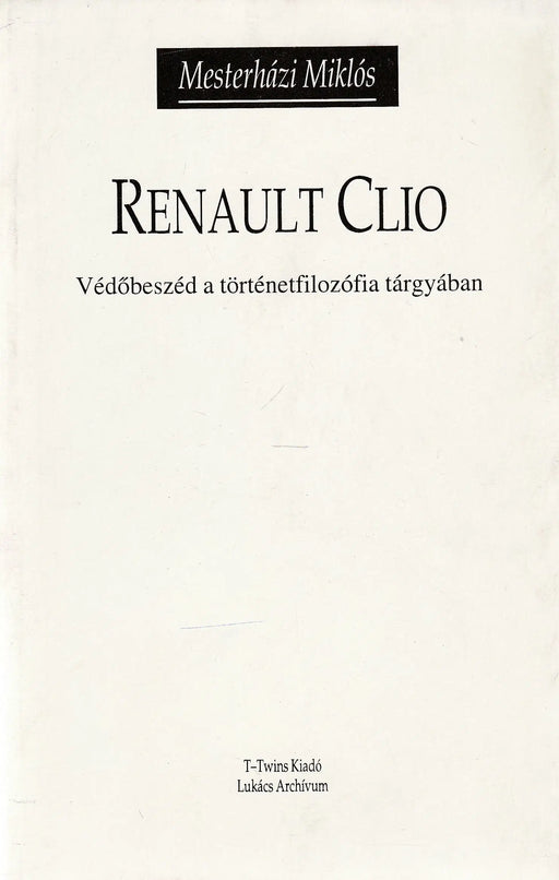 Renault Clio - Oskola Antikvárium