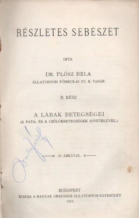 Részletes sebészet I - II. - Oskola Antikvárium