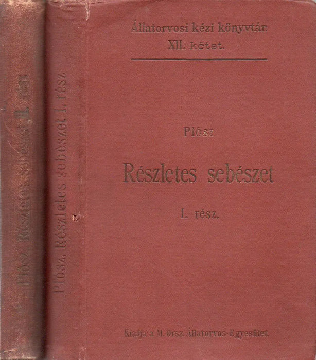 Részletes sebészet I - II. - Oskola Antikvárium