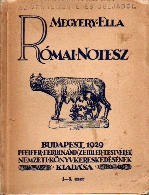 Római notesz - Oskola Antikvárium