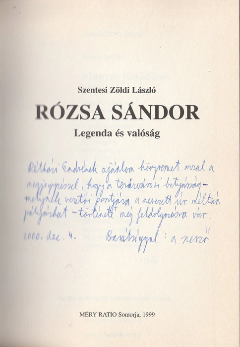 Rózsa Sándor - Oskola Antikvárium