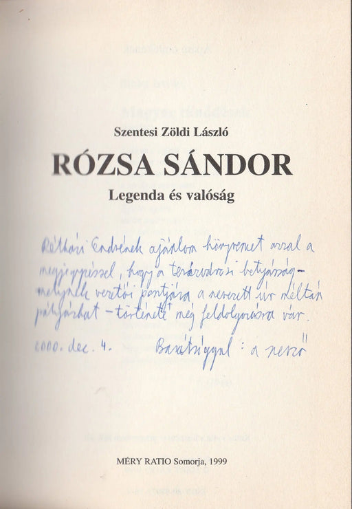 Rózsa Sándor - Oskola Antikvárium