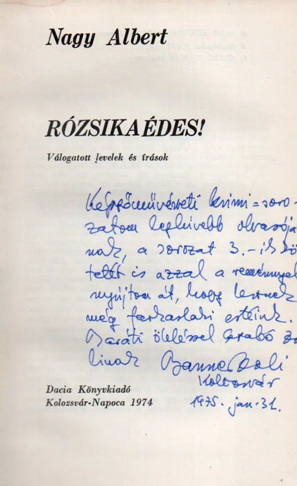 Rózsikaédes! - Oskola Antikvárium