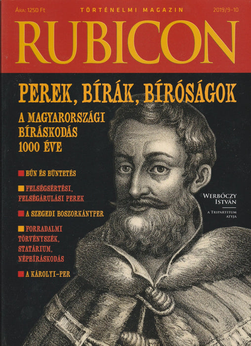 Rubicon 2019/9 - 10. - Perek, bírák, bíróságok - Oskola Antikvárium