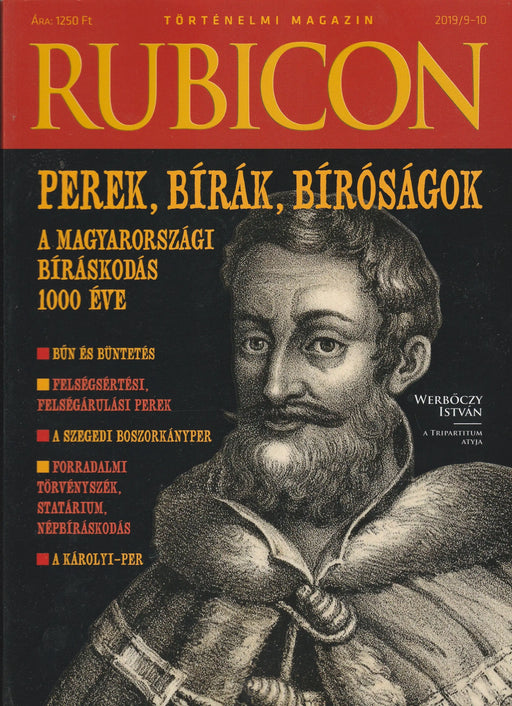 Rubicon 2019/9 - 10. - Perek, bírák, bíróságok - Oskola Antikvárium
