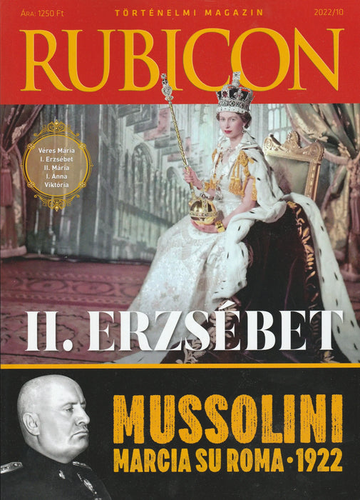 Rubicon 2022/10. - II. Erzsébet - Oskola Antikvárium