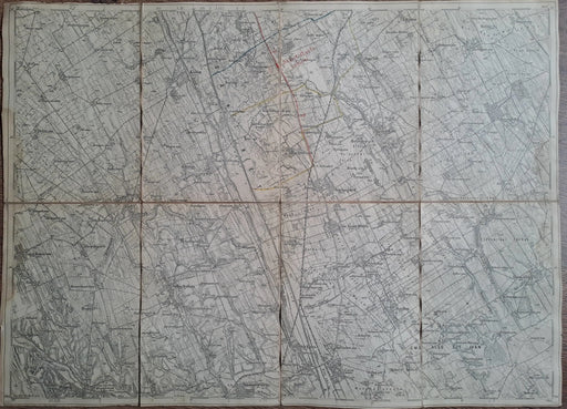 Sárbogárd, Zone 18 Col XIX. 1885 katonai térkép - Oskola Antikvárium