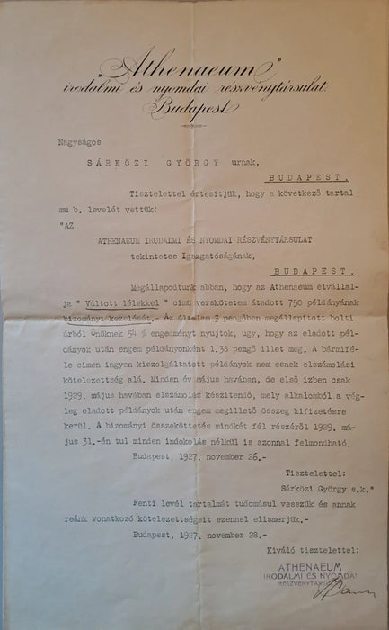 Sárközi György pályakezdése (1899 - 1928) - Oskola Antikvárium